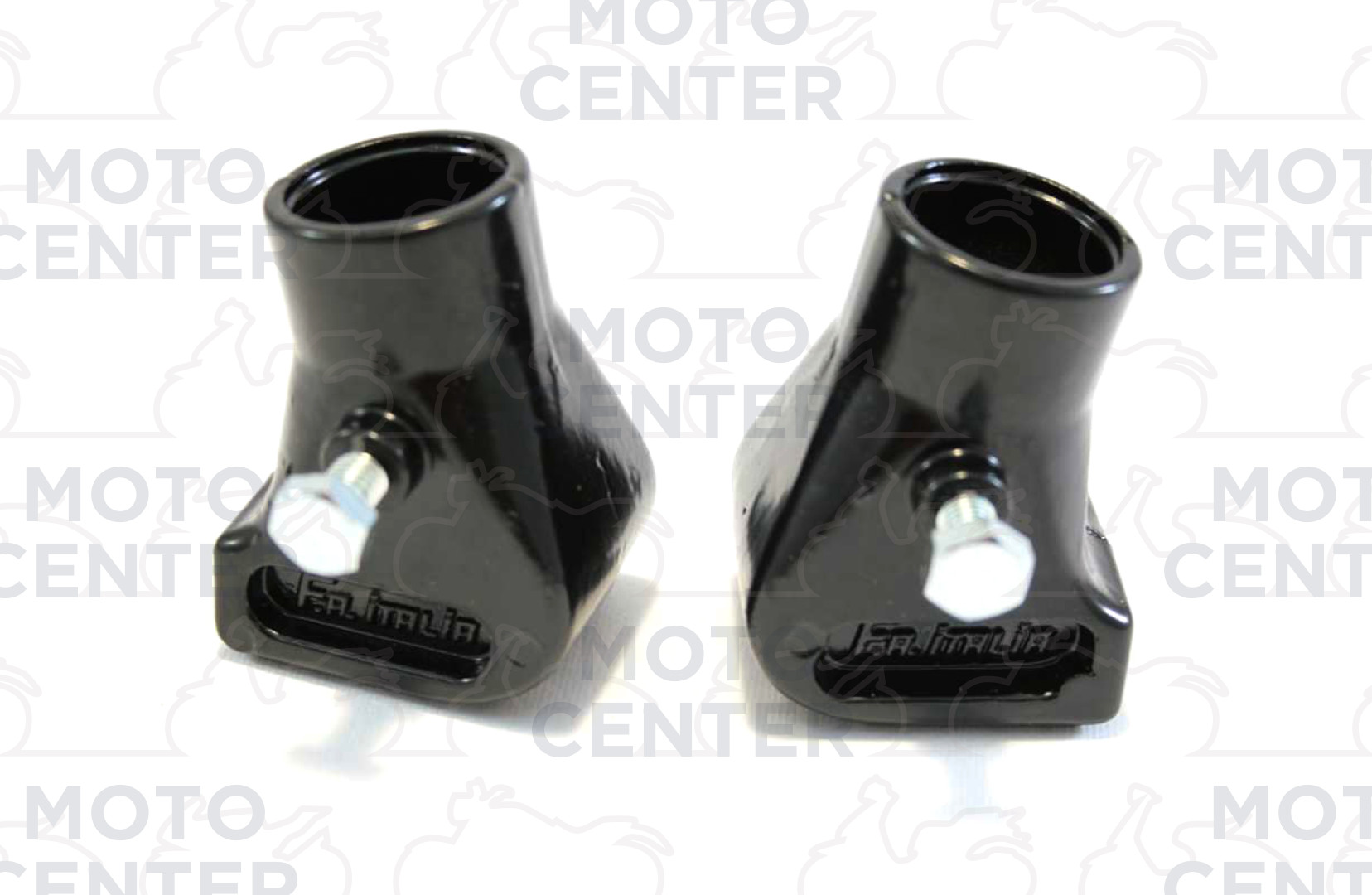 PE Scarpette cavalletto in allumino nere VESPA 125 150 200 PX PE T5 PK COSA 22 mm 