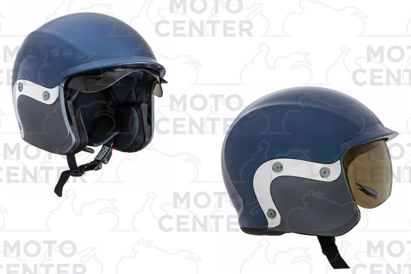 CASCO JET VESPA V-946 AZZURRO METALIZZATO TAGLIA XXL (63 Cm.) |  Motocenter.it | Ricambi Vespa e Moto