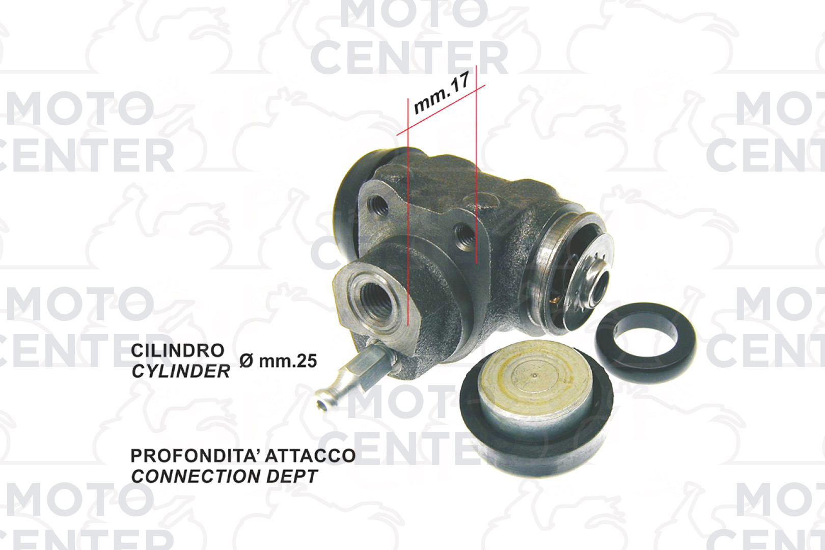 Pezzi Di Ricambio Piaggio Originali Kit Freno Posteriore Ape Kit 2 Cilindretti Freno Posteriori Per Piaggio Ape 50 - Ricambio Originale Art. 2457652 Manutenzione Motocarro Ganasce E Cilindretti Originali Piaggio