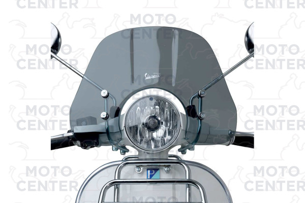 PARABREZZA ORIGINALE PIAGGIO LIBERTY 50 125 150 IGET 4T 3V IE ('15-'23)  COMPLETO DI ATTACCHI - Motocenter