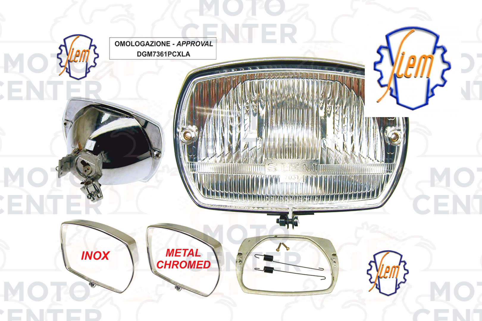 Complete Headlight Kit SIEM PIAGGIO VESPA 50 Special VESPA 50