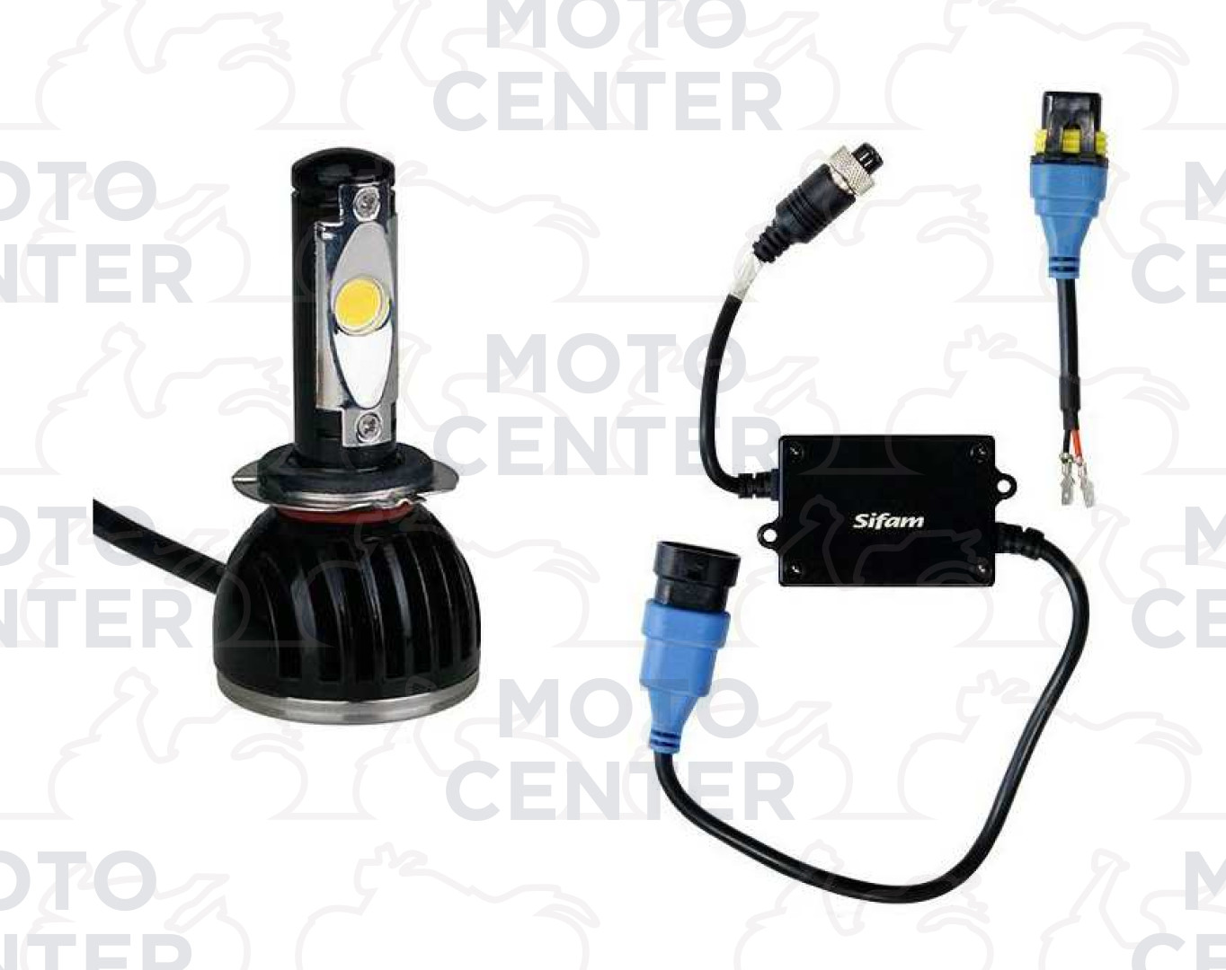 KIT LAMPADA H7 LED + CENTRALINA 24W - 2200 LUMENS