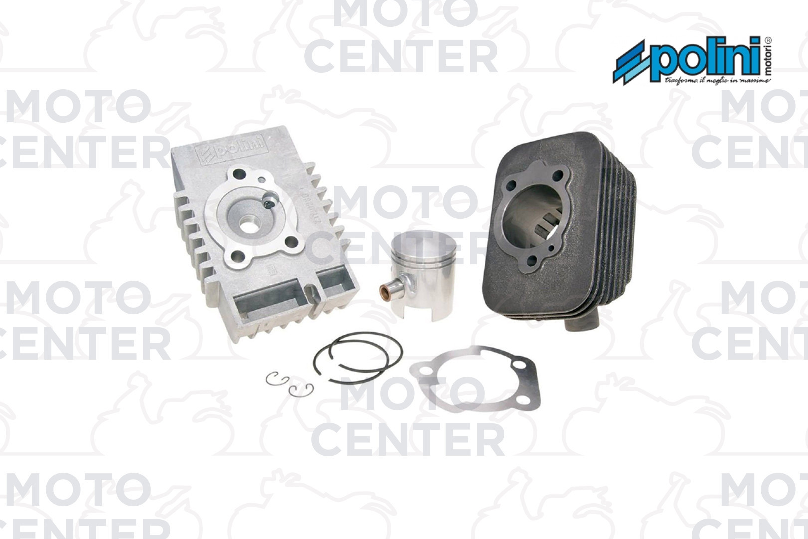 KIT CILINDRO PISTONE PIAGGIO SI BRAVO BOXER SPINOTTO 10 CON SPINOTTO E SEGMENTI