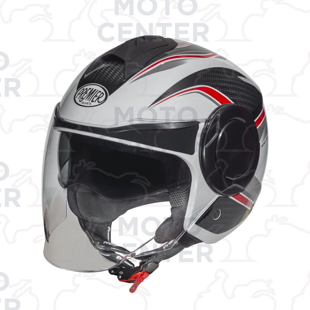 CASCO JET PREMIER HELMETS COOL PX 8 BIANCO DOPPIA VISIERA TAGLIA L (59 Cm.)  | Motocenter.it | Ricambi Vespa e Moto