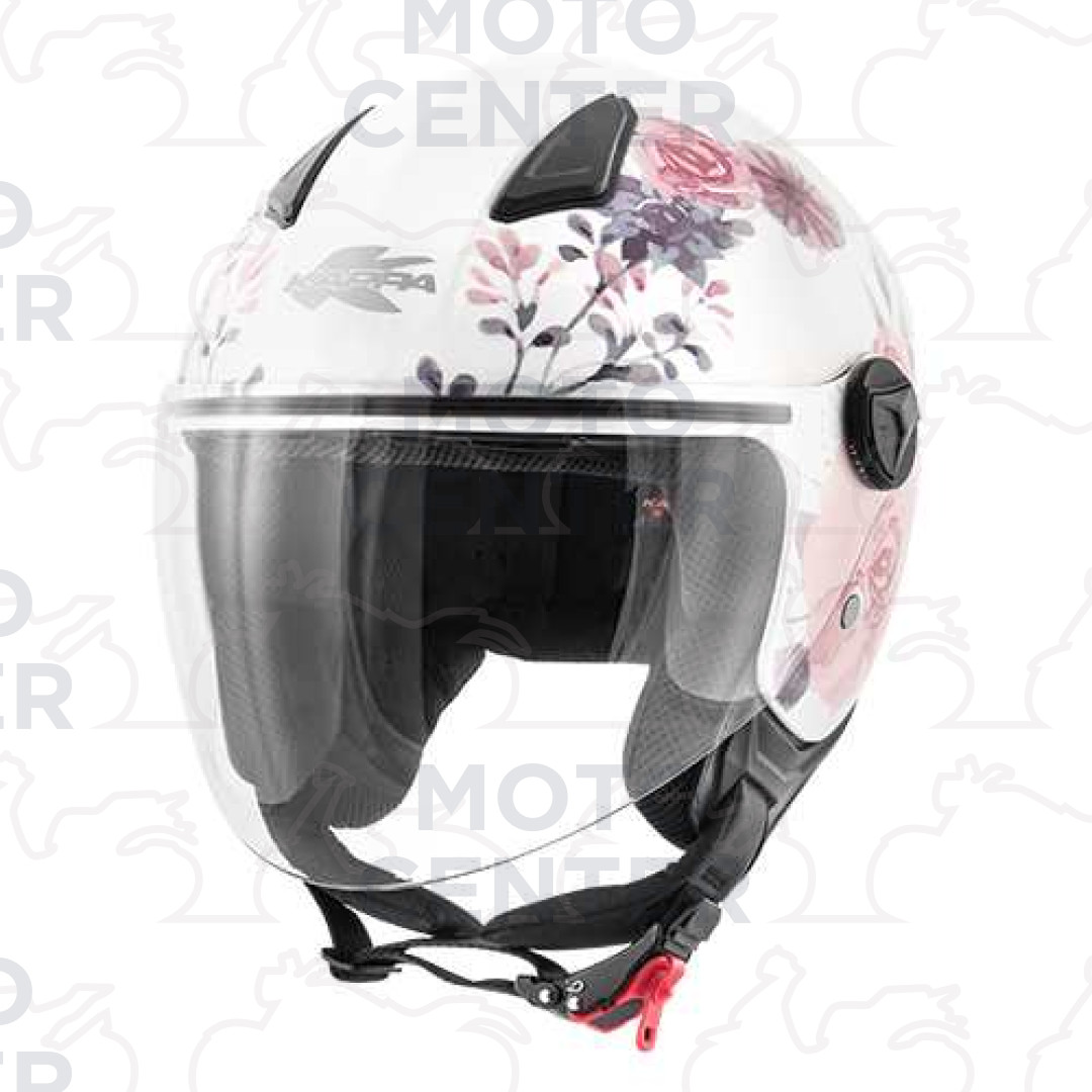 CASCO JET DEMI-JET KAPPA KV15 BIANCO LUCIDO NERO OPACO DOPPIA VISIERA XS XL