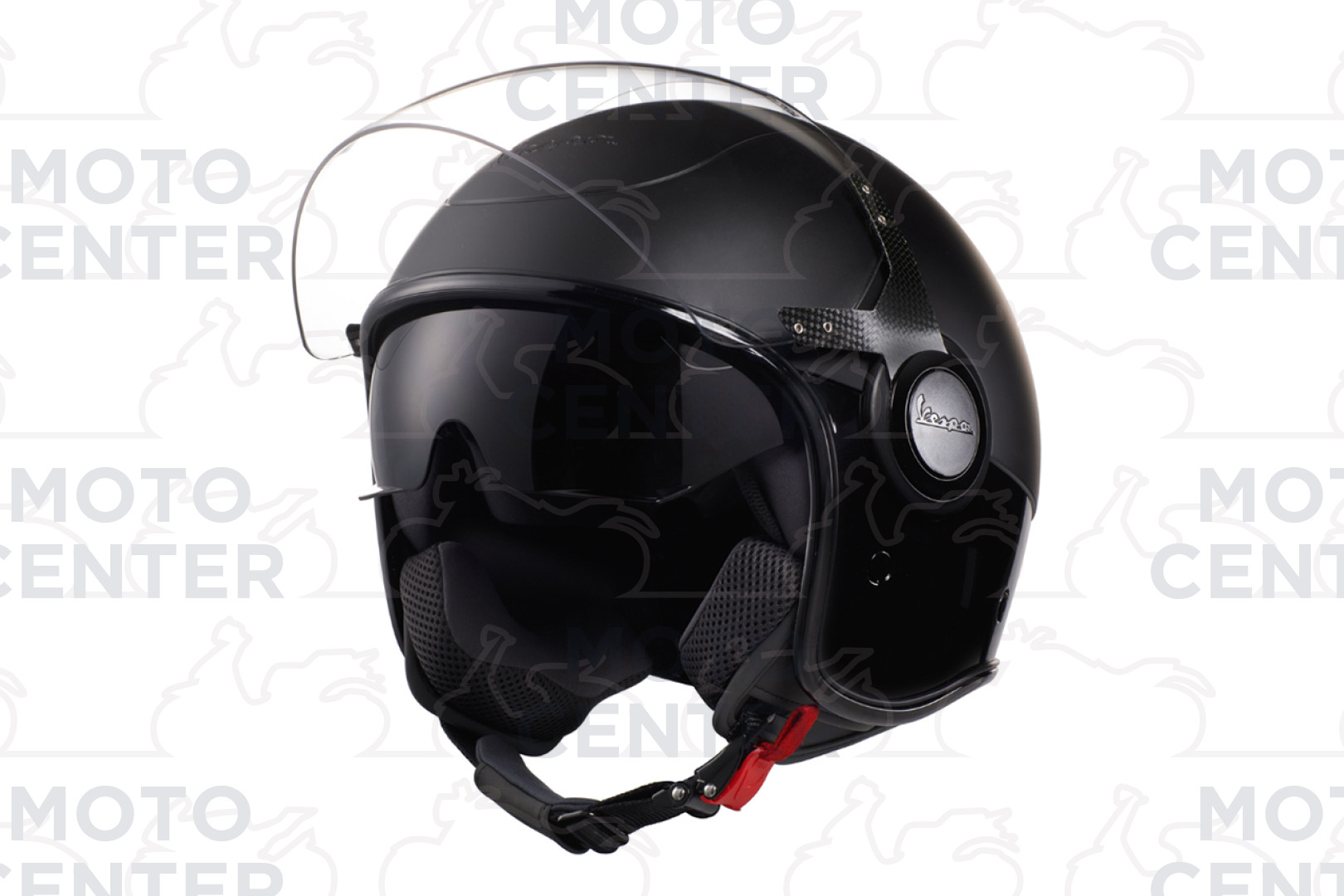CASCO PIAGGIO VESPA V- STRIPES NERO OPACO TAGLIA XL (61 Cm.) |  Motocenter.it | Ricambi Vespa e Moto